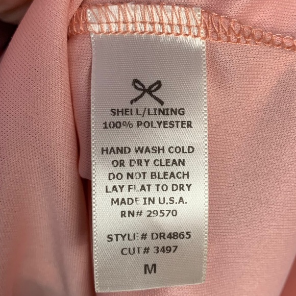 Everly Geo Keyhole 3/4 Sleeve Fit and Flare Dress - Picture 8 of 8